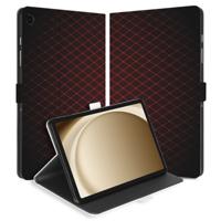 Samsung Galaxy Tab A11 Plus | Book Case | Hoesje met Standaard Geruit Rood