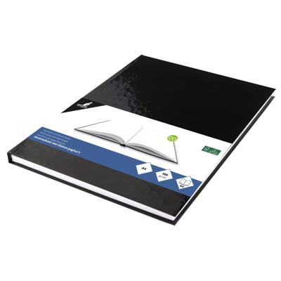 Kangaro Schetsboek - harde kaft - zwart - A4 formaat - 80 vellen - blanco papier
