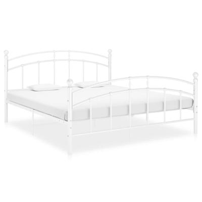 Bedframe metaal wit 180x200 cm