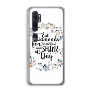 Diamonds: Xiaomi Mi Note 10 Pro Transparant Hoesje