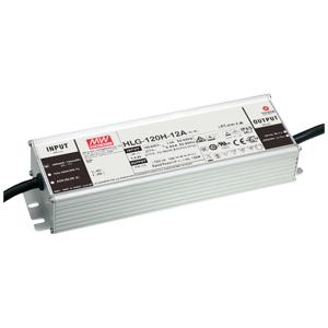 Mean Well HLG-120H-12 LED-driver, LED-transformator 120 W 10 A 12 V Niet dimbaar 1 stuk(s)