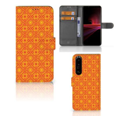 Sony Xperia 1 III | Telefoon Hoesje | Batik Oranje