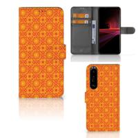 Sony Xperia 1 III | Telefoon Hoesje | Batik Oranje