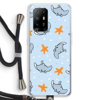 Manta: Oppo A94 5G Transparant Hoesje met koord
