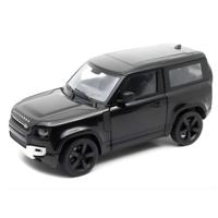 Welly Modelauto / speelgoedauto - Land Rover Defender 2020 - zwart - 12 x 7 cm - schaalmodel