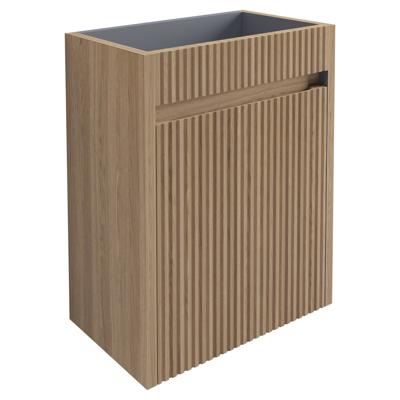 Fonteinkast Differenz Hura L Links/Rechts 40 cm Met Ribbel Eiken