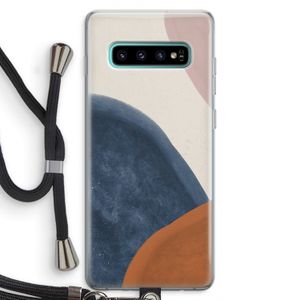 Geo #1: Samsung Galaxy S10 Plus Transparant Hoesje met koord