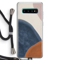 Geo #1: Samsung Galaxy S10 Plus Transparant Hoesje met koord