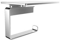Emco Loft Toilerolhouder met planchet 14,5x10,5x11,2cm chroom