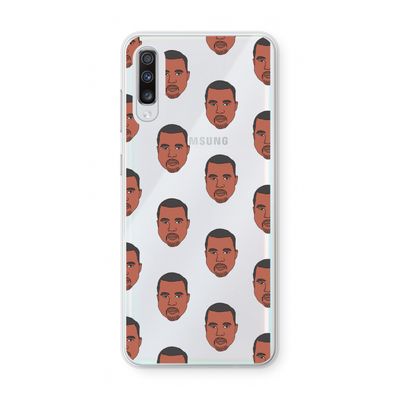 Kanye Call Me?: Samsung Galaxy A70 Transparant Hoesje
