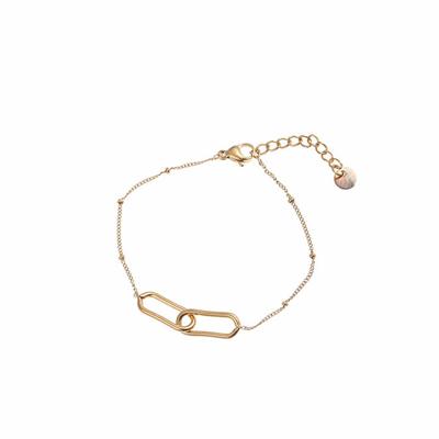 Go Dutch Label Armband met 2 Schakels Goud