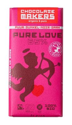 Chocolatemakers Pure love reep 65% puur fairtrade bio