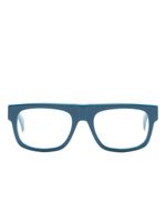 Gucci Eyewear lunettes de vue carrées GG1137O à logo imprimé - Bleu - thumbnail