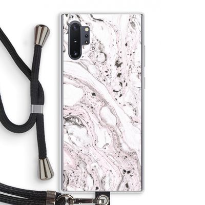 Mengelmoes: Samsung Galaxy Note 10 Plus Transparant Hoesje met koord