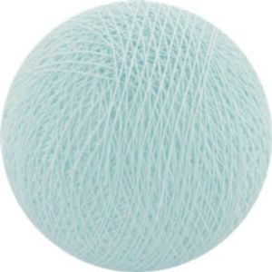 25 losse Cotton Ball's (Licht Aqua)