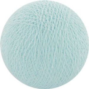 25 losse Cotton Ball’s (Licht Aqua)