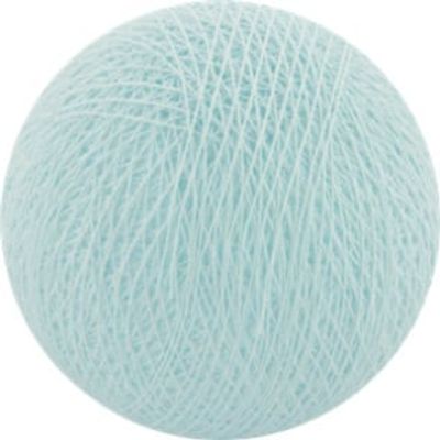 25 losse Cotton Ball's (Licht Aqua)