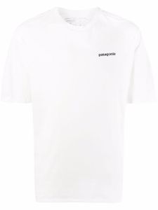 Patagonia t-shirt à logo poitrine imprimé - Blanc