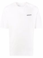 Patagonia t-shirt à logo poitrine imprimé - Blanc