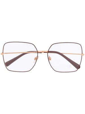 Dolce & Gabbana Eyewear lunettes de vue à monture carrée - Or