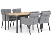 Lifestyle Parma/Mazzarino 160 cm dining tuinset 5-delig