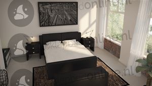 Opberg boxspring 160 x 200 cm- stofkleur 5021