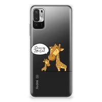 Xiaomi Redmi Note 10/10T 5G | Poco M3 Pro Telefoonhoesje met Naam Giraffe - thumbnail