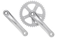 ProWheel Aluminium Crankset 42t - Zilver ProWheel Aluminium Crankset 42t - Zilver