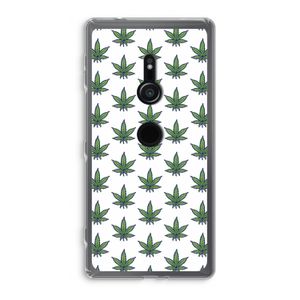 Weed: Sony Xperia XZ2 Transparant Hoesje