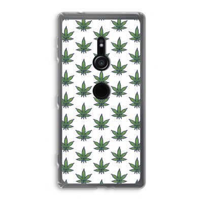 Weed: Sony Xperia XZ2 Transparant Hoesje