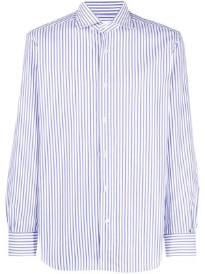 Mazzarelli chemise à rayures - Bleu