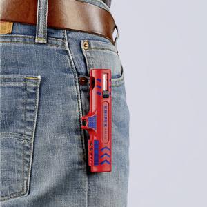 Knipex 16 85 125 SB Universal-Abmanteler Kabelstripper Geschikt voor: Ronde kabel, Kabel voor vochtige ruimte 8 tot 13 mm 0.2 tot 4.0 mm²