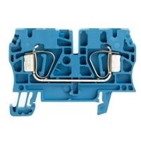 Weidmüller 1632060000-100 Doorgangsserieklem Spanveer Blauw 100 stuk(s)