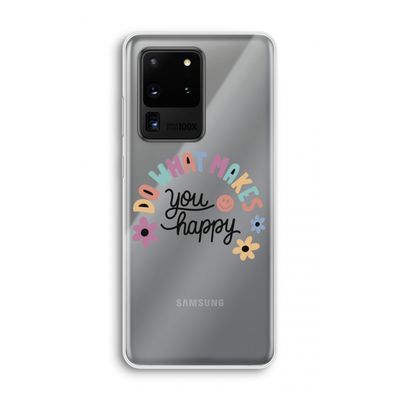 Happy days: Samsung Galaxy S20 Ultra Transparant Hoesje
