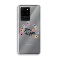 Happy days: Samsung Galaxy S20 Ultra Transparant Hoesje