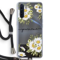 Daisies: Oppo A91 Transparant Hoesje met koord