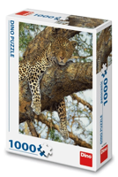 DinoToys Dino puzzel van een tijger in de boom - 1000 stukjes DinoToys Dino puzzel van een tijger in de boom - 1000 stukjes