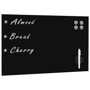 VidaXL Magneetbord wandmontage 50x30 cm glas