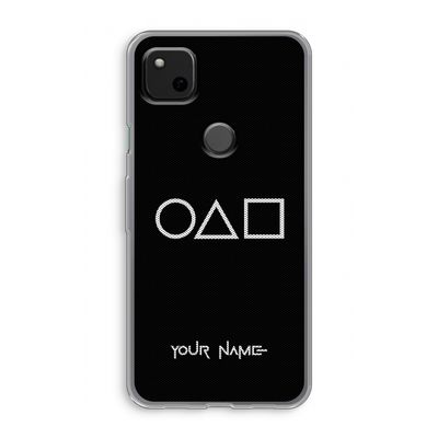Squid Game: Google Pixel 4a Transparant Hoesje