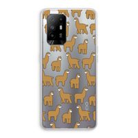 Alpacas: Oppo A95 5G Transparant Hoesje