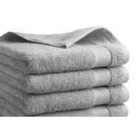 Handdoek Hotel Collectie - 6 stuks - 50x100 - licht grijs - thumbnail