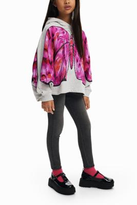 Vlinderlaag sweatshirt - BLACK - 7/8