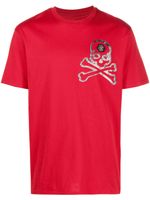 Philipp Plein t-shirt Skull&Bones en coton - Rouge - thumbnail