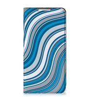 Samsung Galaxy S22 Plus Hoesje met Magneet Waves Blue
