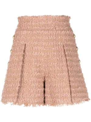 Balmain short en tweed - Tons neutres