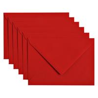 Envelop papicolor c6 114x162mm rood