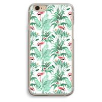 Flamingo bladeren: iPhone 6 / 6S Transparant Hoesje Flamingo bladeren: iPhone 6 / 6S Transparant Hoesje