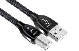 AudioQuest 1.5m Carbon USB A-B USB-kabel 1,5 m USB 2.0 USB B Zwart