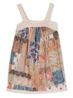 ZIMMERMANN Kids robe à design patchwork - Rose