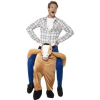 Smiffys Instap dierenpak kostuum - paard - voor volwassenen - Carnaval/themafeest